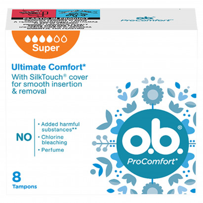 O.B. ProComfort Super Tampony 8 sztuk