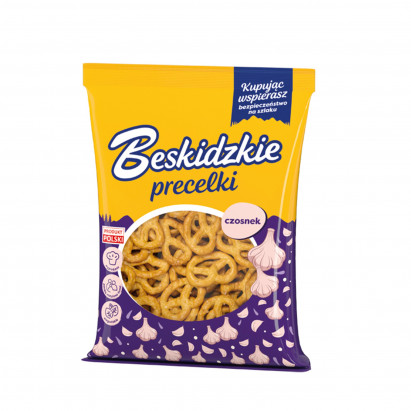 Beskidzkie Precelki czosnek 120 g