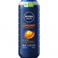 Nivea MEN Sport 24H Fresh Effect Żel pod prysznic dla mężczyzn 500 ml