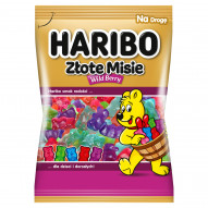 Haribo Złote Misie Wild Berry Żelki o smaku owocowym 80 g