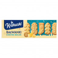 Krakuski Bałwanki Herbatniki maślane 125 g