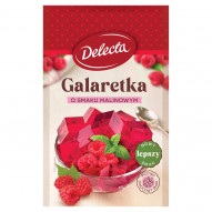 Delecta Galaretka o smaku malinowym 70 g
