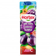 Hortex Sok 100 % jabłko śliwka 1 l