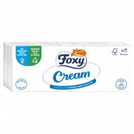 Foxy Cream Chusteczki z kremem nawilżającym 10 paczek