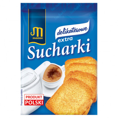 Mamut Sucharki extra delikatesowe 41 g (4 sztuki)