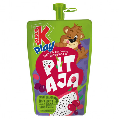 Kubuś Play Napój jabłko & czerwone winogrono & pitaja 200 ml