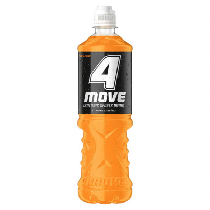 4Move Napój izotoniczny niegazowany o smaku pomarańczowym 750 ml