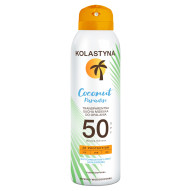 Kolastyna Coconut Paradise Transparentna sucha mgiełka do opalania SPF 50 150 ml