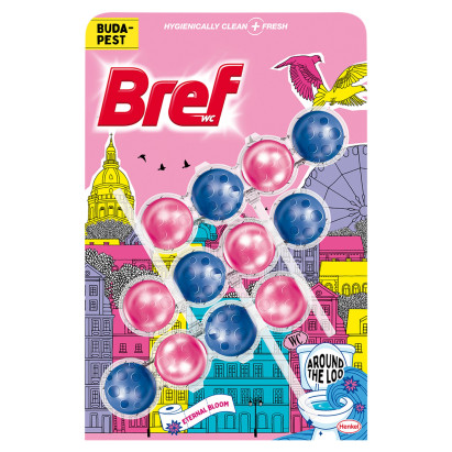 Bref WC Around the Loo Eternal Bloom Zawieszka myjąco-zapachowa do WC 3 x 50 g