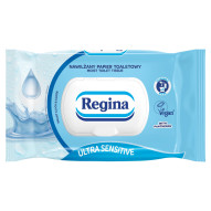 Regina Ultra Sensitive Nawilżany papier toaletowy z pantenolem 42 sztuki