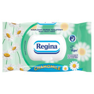 Regina Nawilżany papier toaletowy z ekstraktem z rumianku i aloesu 42 sztuki