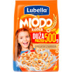 Lubella Miodo kółka Zbożowe płatki śniadaniowe w kształcie kółek z miodem 500 g