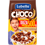 Lubella Choco kulki Zbożowe kulki o smaku czekoladowym 500 g