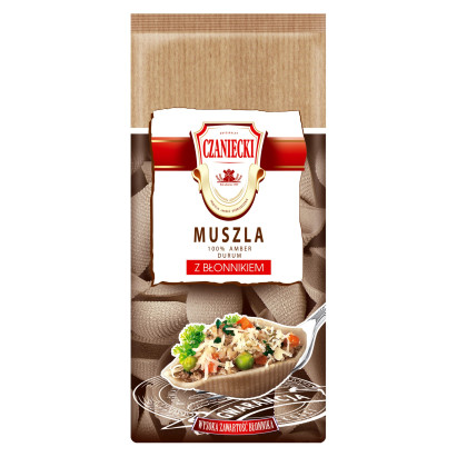 Czaniecki Makaron z błonnikiem muszla 250 g