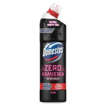 Domestos Zero Kamienia Pink Żel do toalet 750 ml