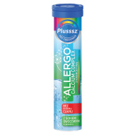 Plusssz Allergo Calcium Complex Tabletki musujące z kwercetyną smak mango & limonka 80 g (4 x 20 g)