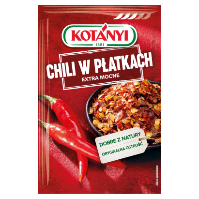 Kotányi Chili w płatkach extra mocne 8 g