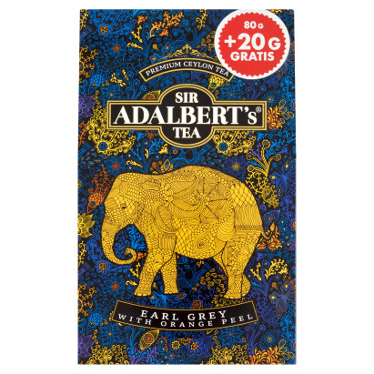 Adalbert's Tea Earl Grey with Orange Peel Herbata czarna liściasta 100 g