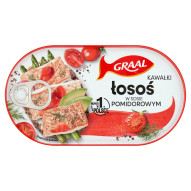 Graal Kawałki łososia w sosie pomidorowym 170 g