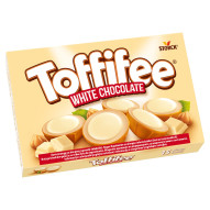 Toffifee Orzech laskowy w karmelu kremie i białej czekoladzie 125 g (15 sztuk)