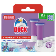 Duck Fresh Discs Lavender Żelowy krążek do toalety podwójny zapas 72 ml (2 x 36 ml)