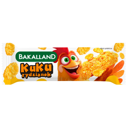 Bakalland Kukurydzianek Baton zbożowy na bazie płatka kukurydzianego z miodem 25 g