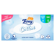 Foxy Cotton Ultra Soft Chusteczki higieniczne 90 sztuk
