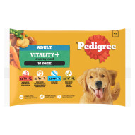 Pedigree Adult Vitality+ Mokra karma dla dorosłych psów z warzywami w sosie 340 g (4 x 85 g)