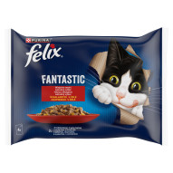Felix Fantastic Karma dla kotów wiejskie smaki w galaretce 340 g (4 x 85 g)