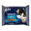 Felix Fantastic Karma dla dorosłych kotów rybne smaki w galaretce 340 g (4 x 85 g)