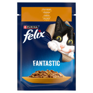 Felix Fantastic Karma dla dorosłych kotów z kurczakiem w galaretce 85 g