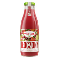 Hortex Sok tłoczony z jabłek i wiśni 750 ml