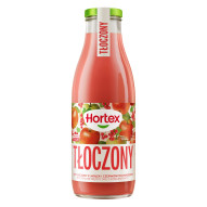 Hortex Sok tłoczony z jabłek i czerwonych porzeczek 750 ml