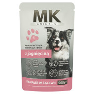 MK Animals Karma dla psów kawałki w zalewie z jagnięciną 500 g