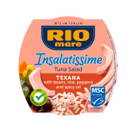 Rio Mare Insalatissime Texana Gotowe danie z warzyw i tuńczyka 160 g