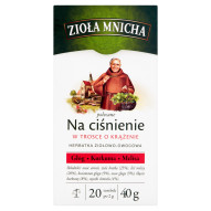 Zioła Mnicha Na ciśnienie Herbatka ziołowo-owocowa 40 g (20 x 2 g)