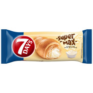 7Days Super Max rogalik z ciasta francuskiego z nadzieniem o smaku waniliowym - 60 g