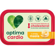 Optima Cardio Margaryna roślinna z dodatkiem steroli roślinnych o smaku masła 400 g