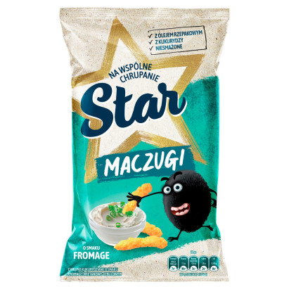 Star Maczugi Chrupki kukurydziane o smaku fromage 95 g