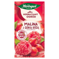 Herbapol Herbaciany Ogród Herbatka owocowo-ziołowa malina z dzika różą 54 g (20 x 2,7 g)