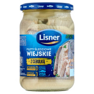 Lisner Filety śledziowe wiejskie z cebulką 600 g