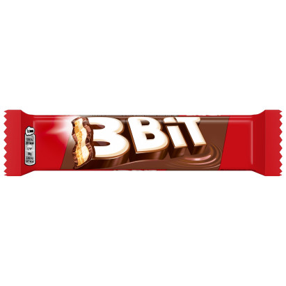 3Bit Baton w czekoladzie mlecznej z nadzieniem mlecznym i herbatnikiem 46 g