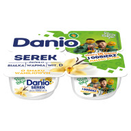 Danio Serek o smaku waniliowym 600 g (4 x 150 g)