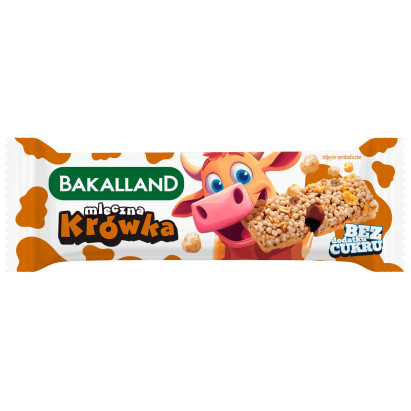 Bakalland Baton zbożowy mleczna krówka 25 g