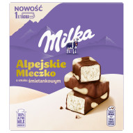 Milka Alpejskie Mleczko pianki o smaku śmietankowym - 165 g