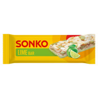 Sonko Baton kukurydziano-ryżowy w polewie o smaku limonki 11 g