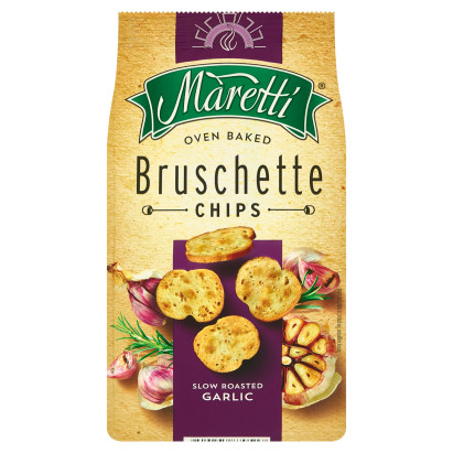 Maretti Pieczone krążki chlebowe o smaku pieczonego czosnku 70 g