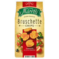 Maretti Pieczone krążki chlebowe o smaku pomidorów oliwek i oregano 70 g