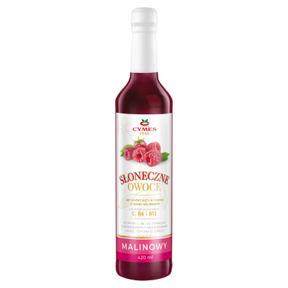 Cymes Słoneczne owoce Syrop smak malinowy 420 ml