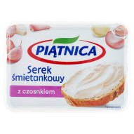 Piątnica Serek śmietankowy z czosnkiem 135 g